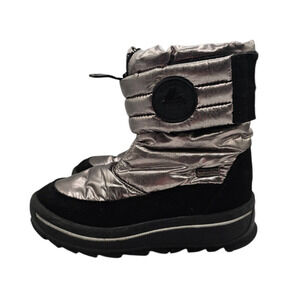 PAJAR Tirana -22F impermeable waterproof snow boots Silver Girls US 1 EUR 32